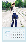 【岡本 夏美】2021年7月カレンダー